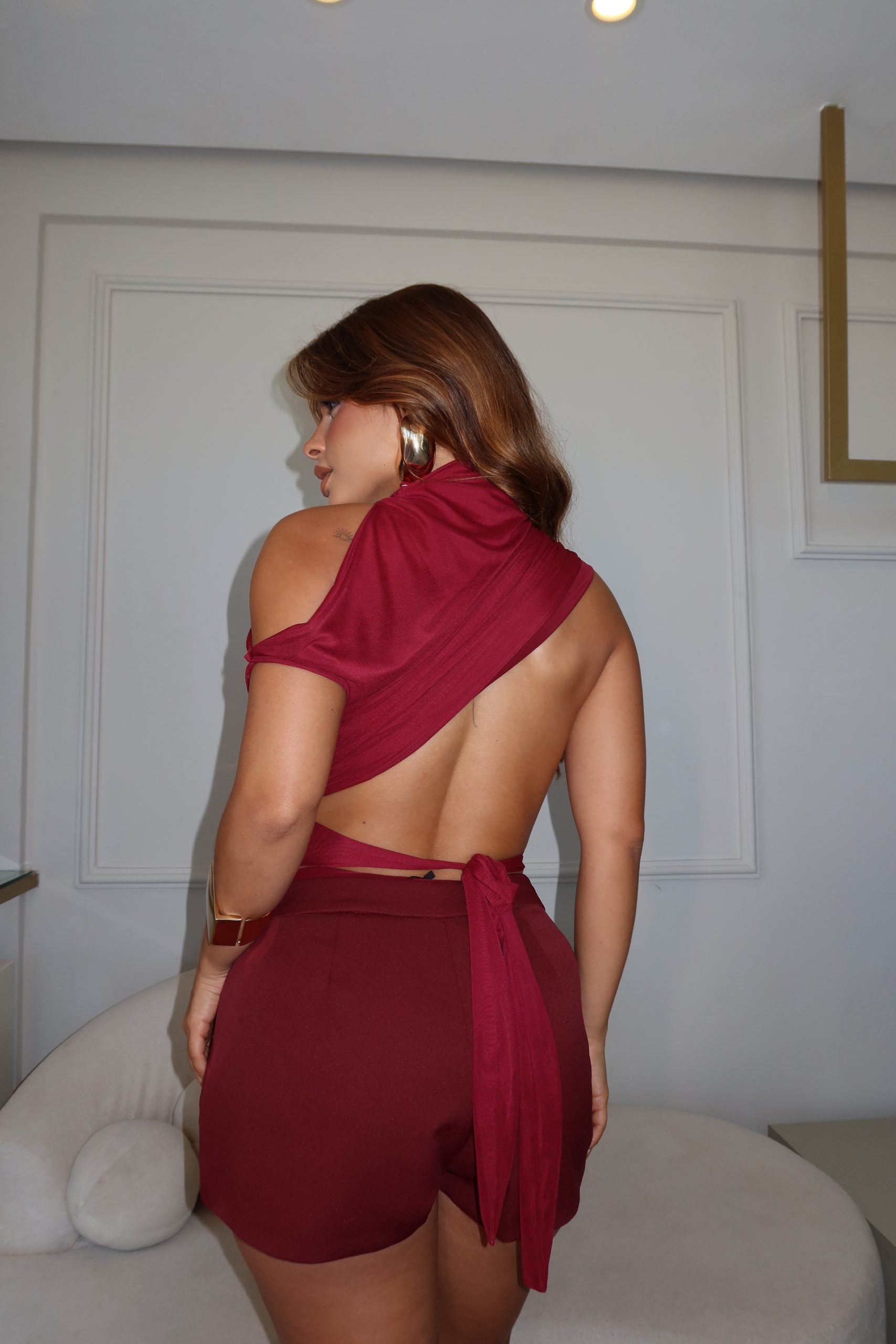 Shorts Maia Vinho - Imagem 2