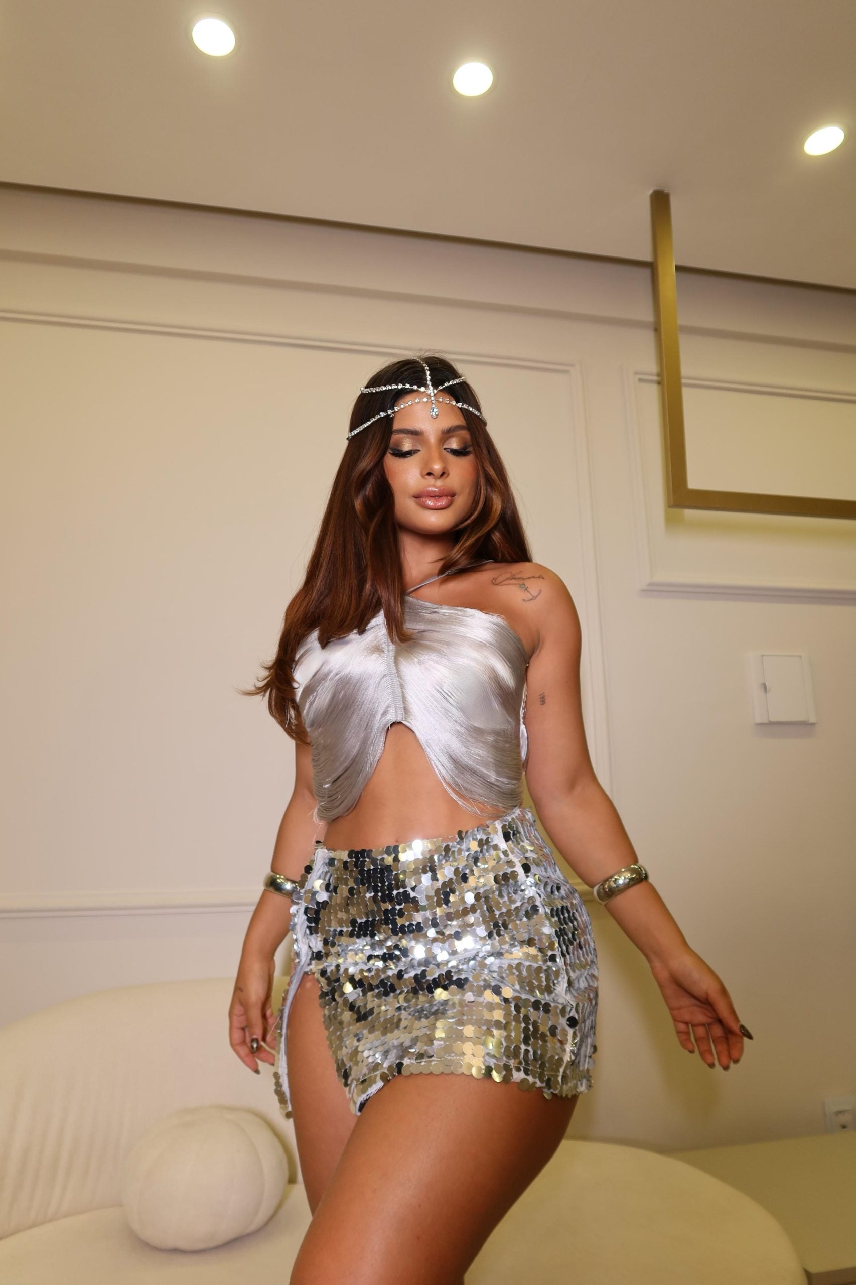 Cropped Franjas Prata - Imagem 2