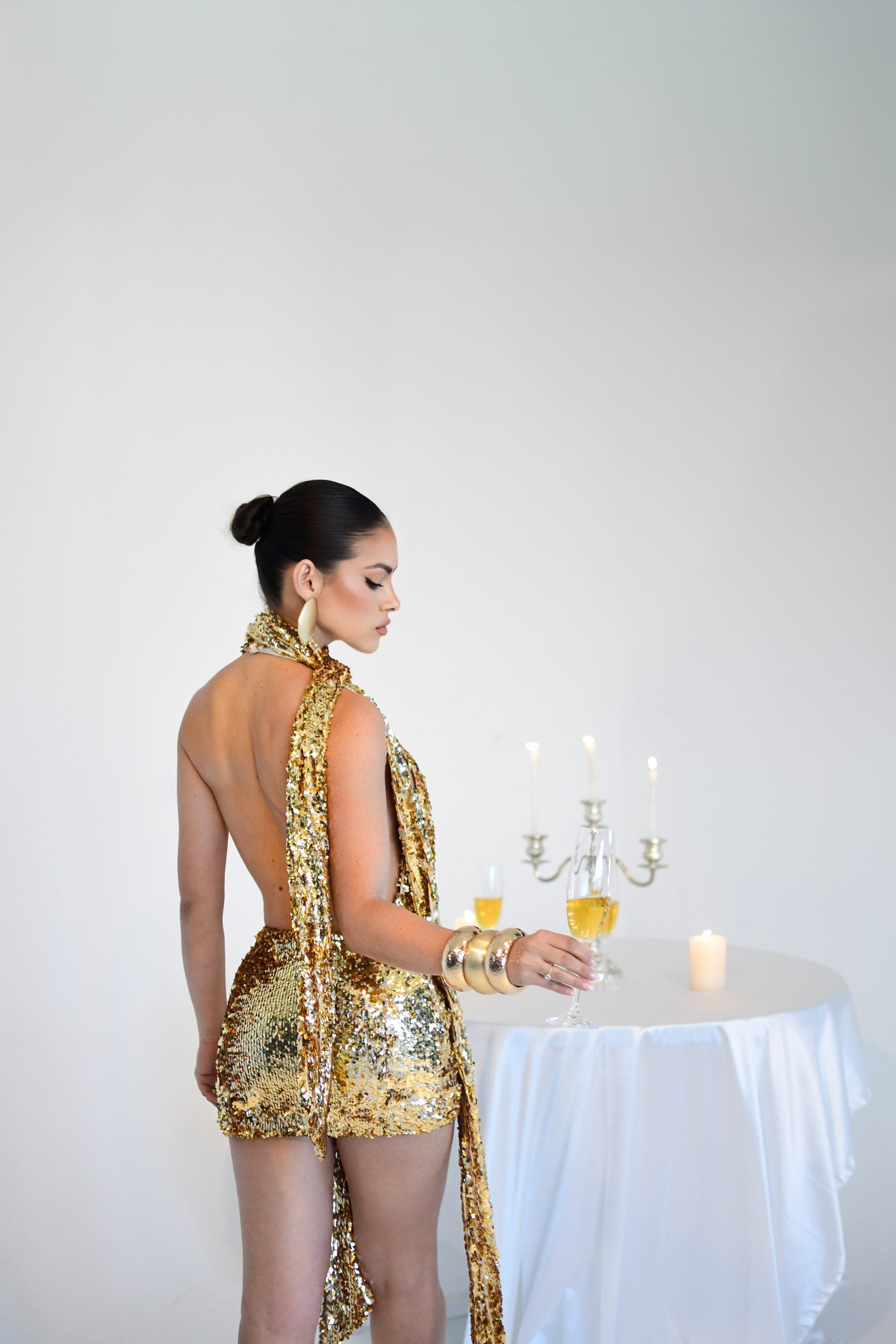 Vestido Andreza Dourado - Imagem 3