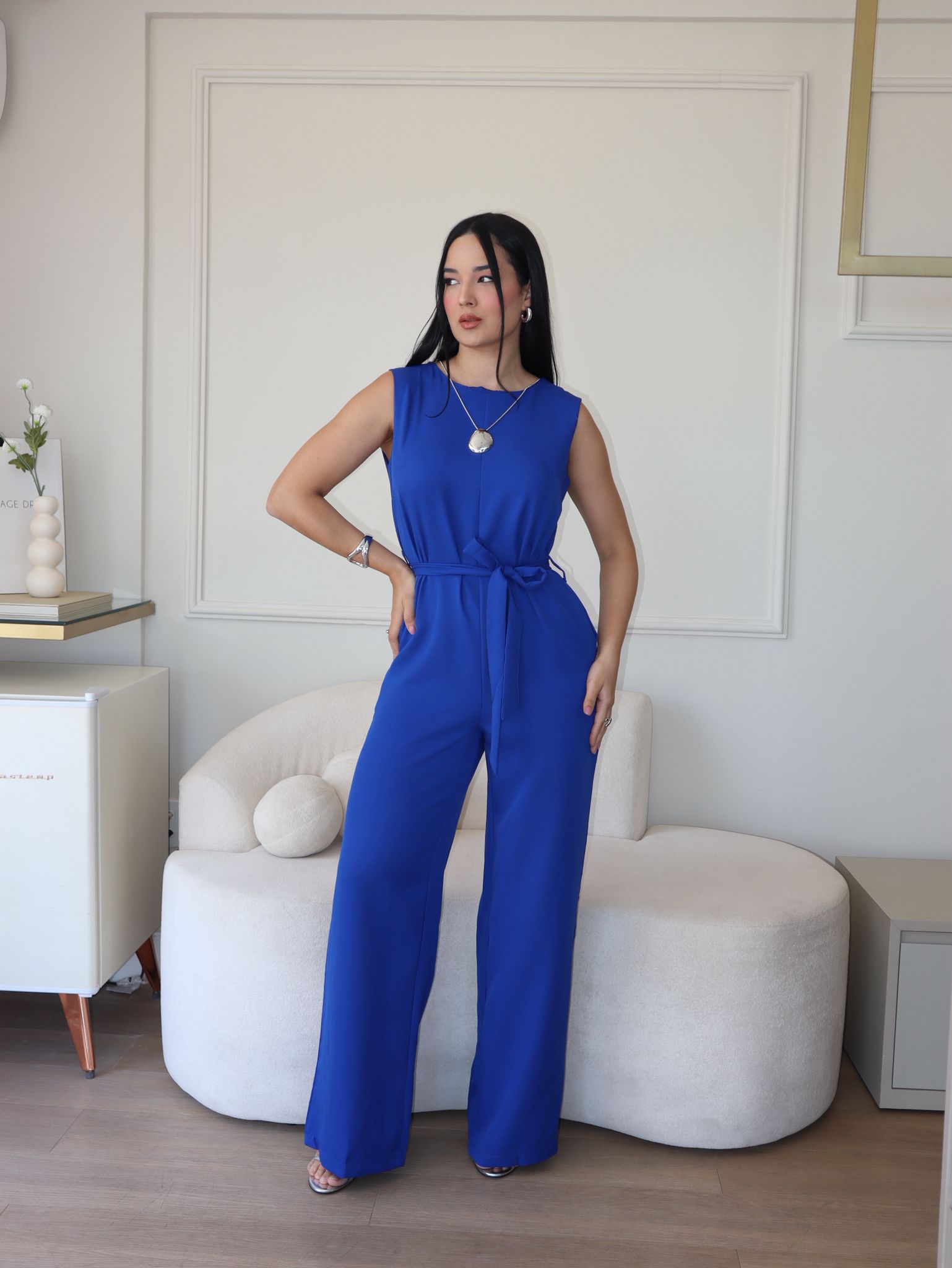 Macacão Mirela Azul