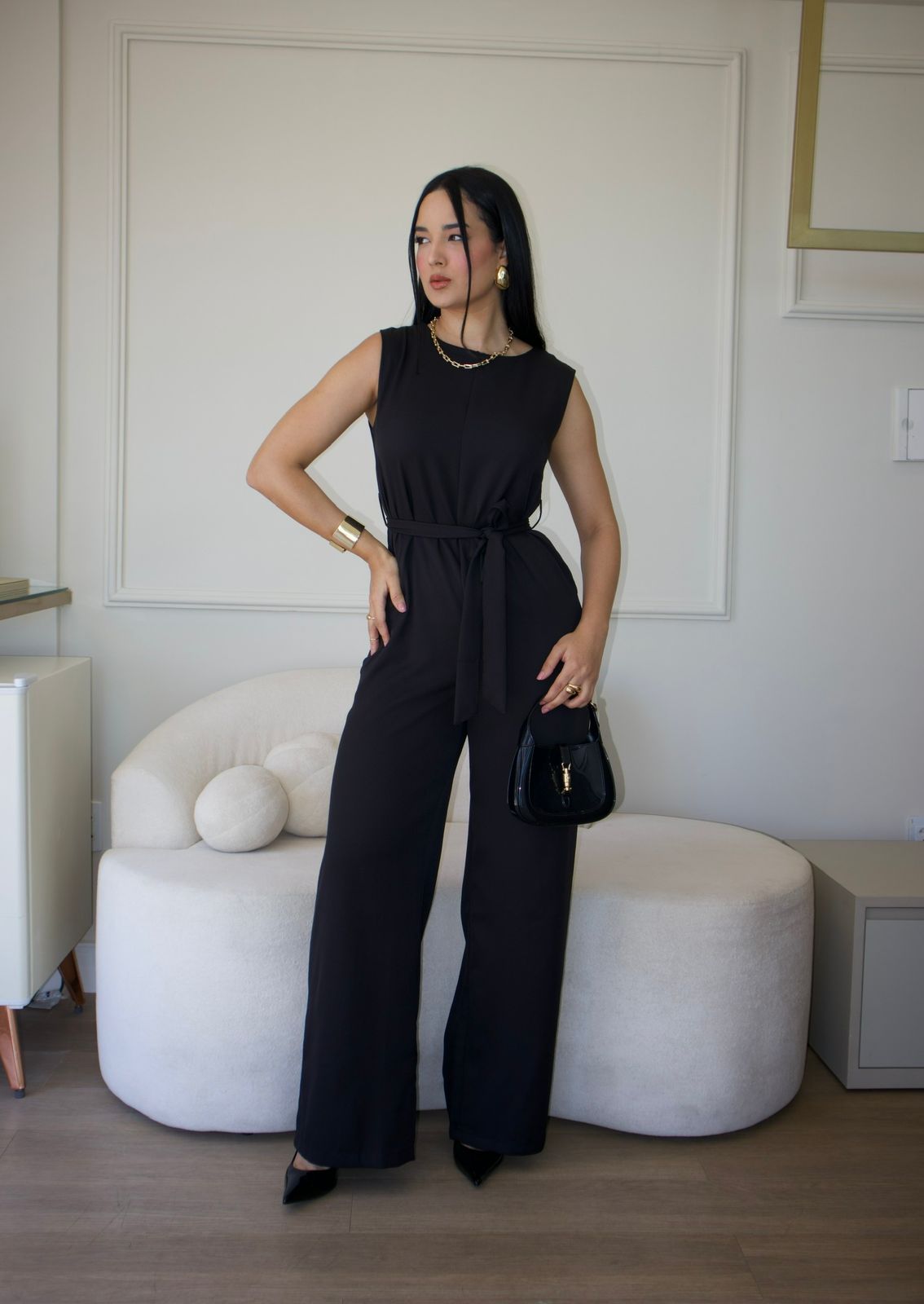 Macacão Mirela Preto