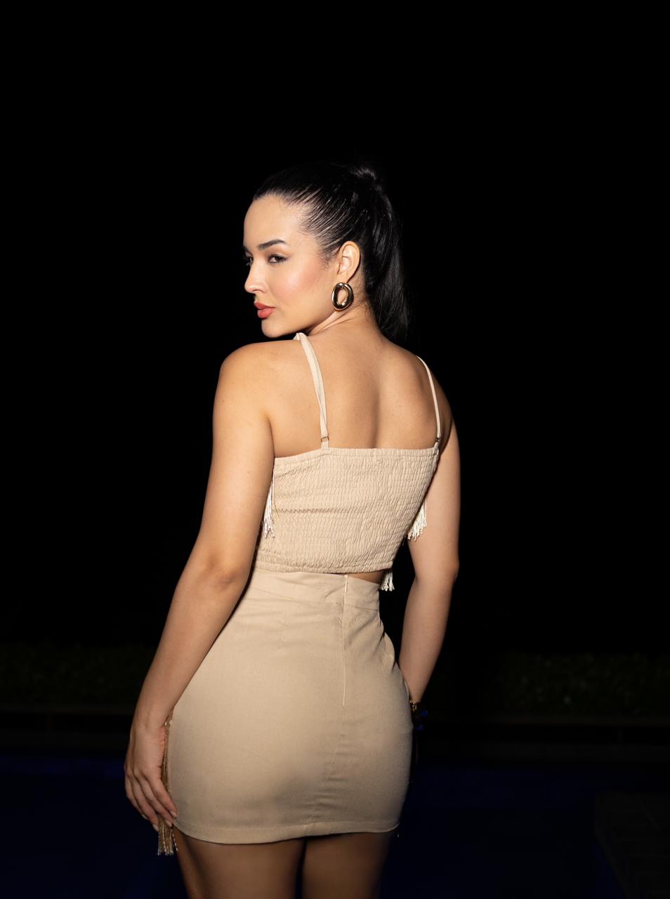 Conjunto Franjas Florata Dourado - Imagem 4