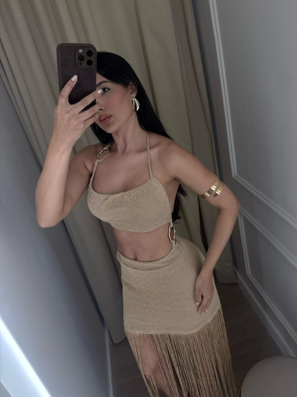 Vestido Marion Dourado - Imagem 4