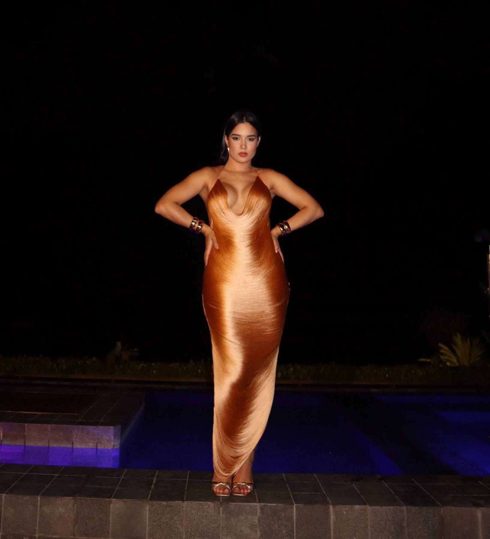 Vestido Elisabeth Dourado - Imagem 2